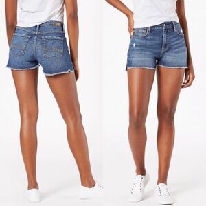 Levi’s Denizen High Rise mom Jean Shorts 14 32